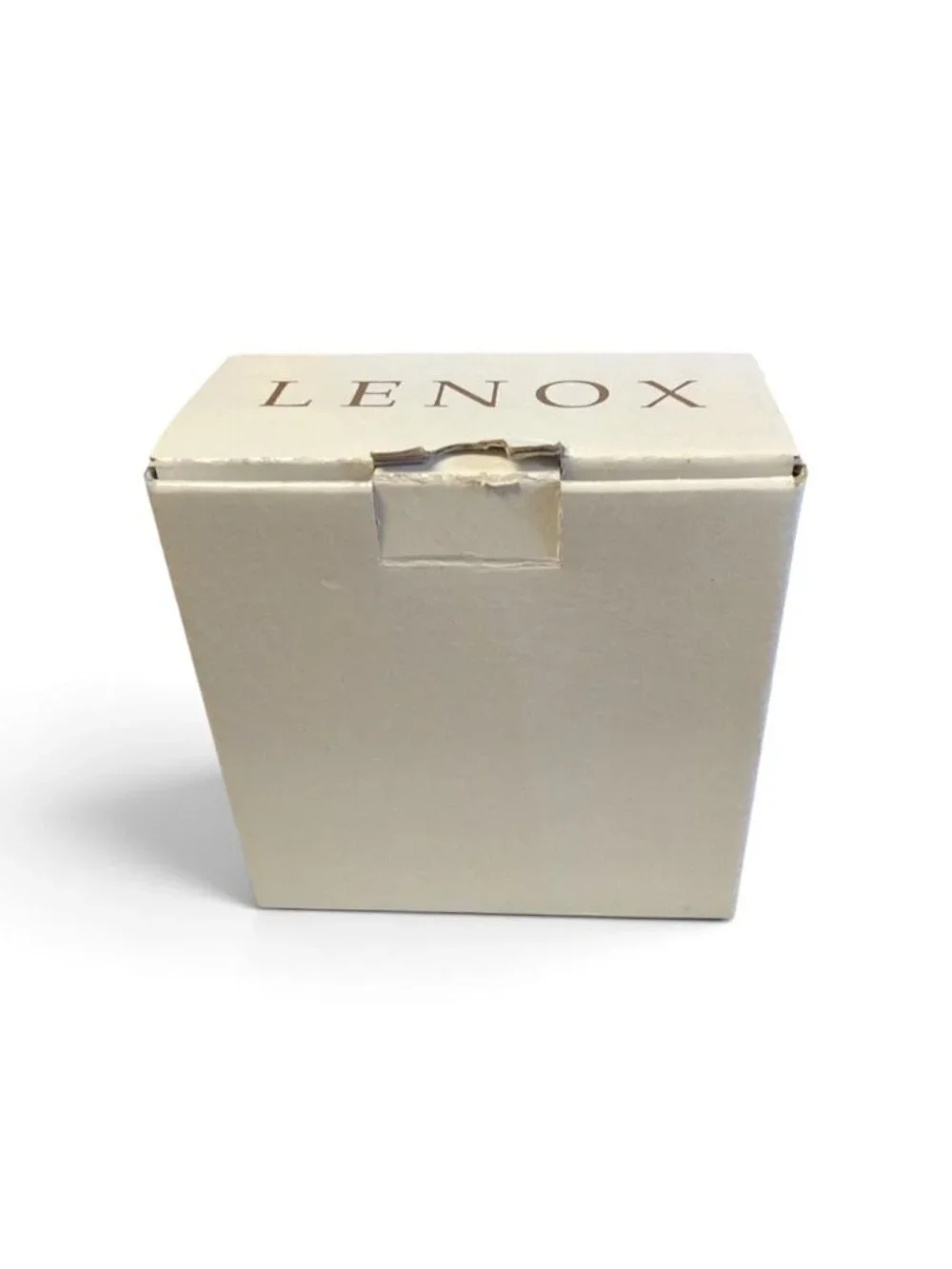 Lenox Crystal Lighthouse Salt & Pepper Shaker Set In Original Box
